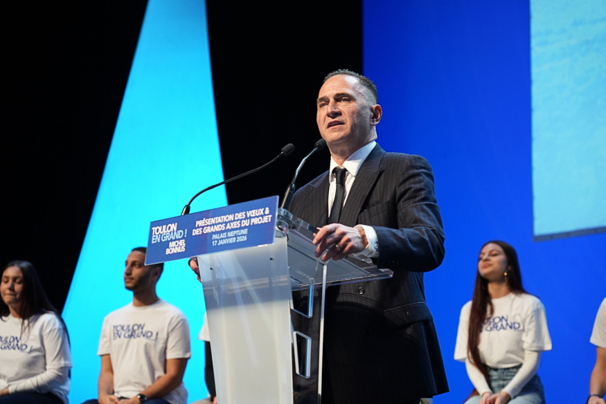 Municipales à Toulon : Michel Bonnus présente les grandes lignes de « Toulon en Grand »