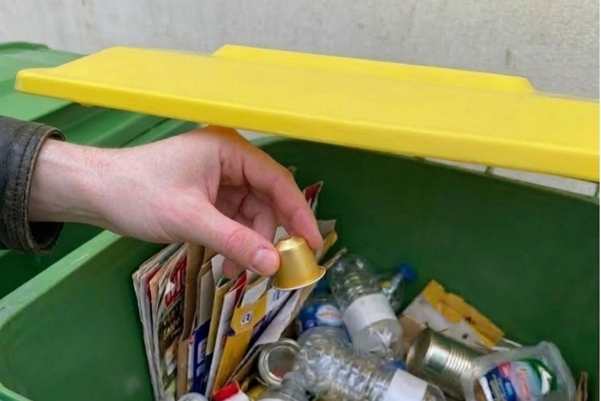 Capsules de café : Bac jaune, en vrac et sans sac !