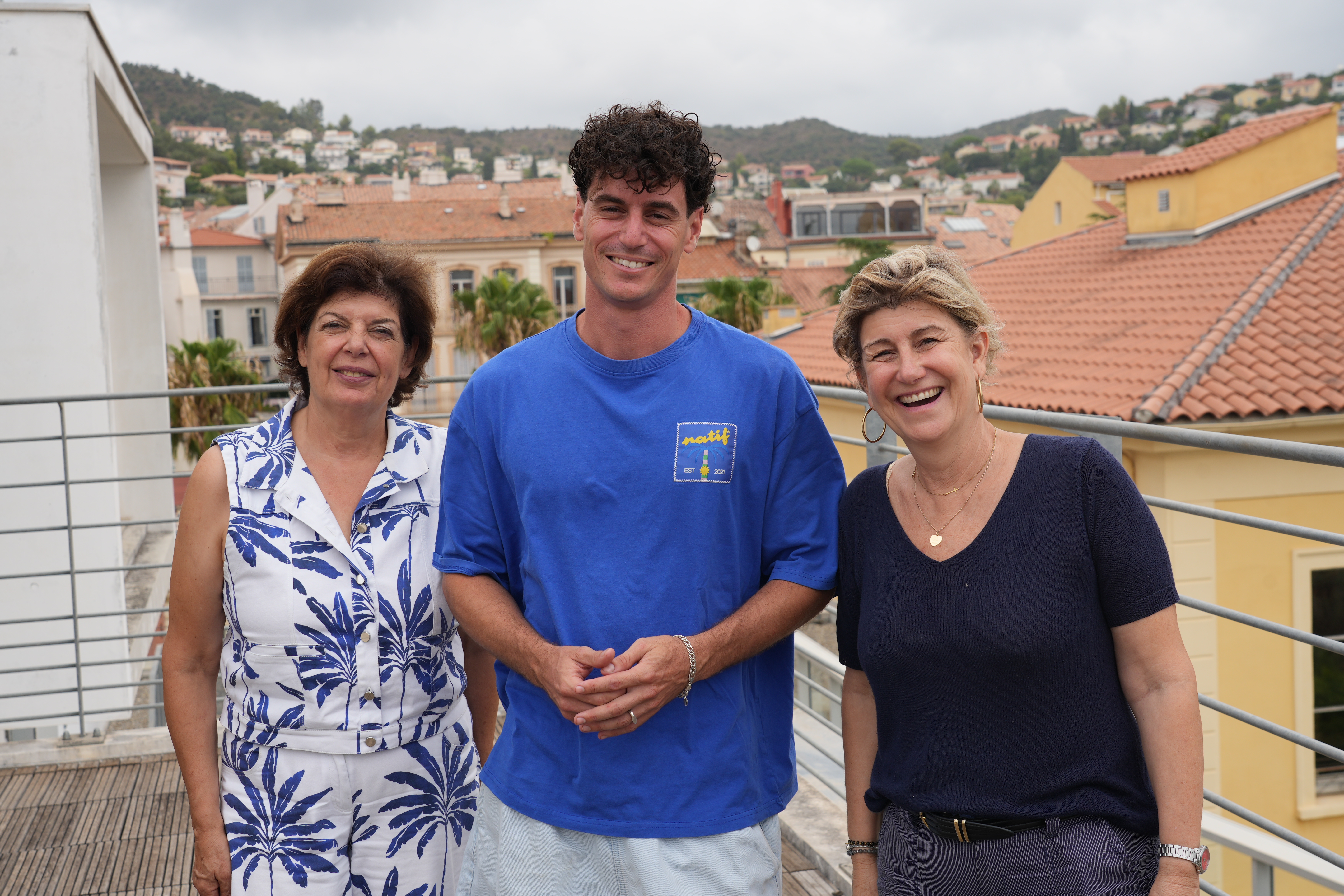 Catherine Politi Pische, adjointe &agrave; l&rsquo;&eacute;v&egrave;nementiel, Arnaud Marchand, responsable du Natif festival et V&eacute;ronique Bernardini, maire de Hy&egrave;res.JPG (8.64 MB)