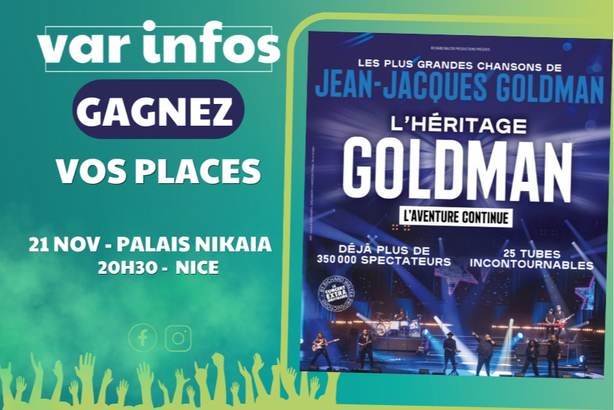 Gagnez vos places pour: L'HÉRITAGE GOLDMAN le 21 nov à Nice !