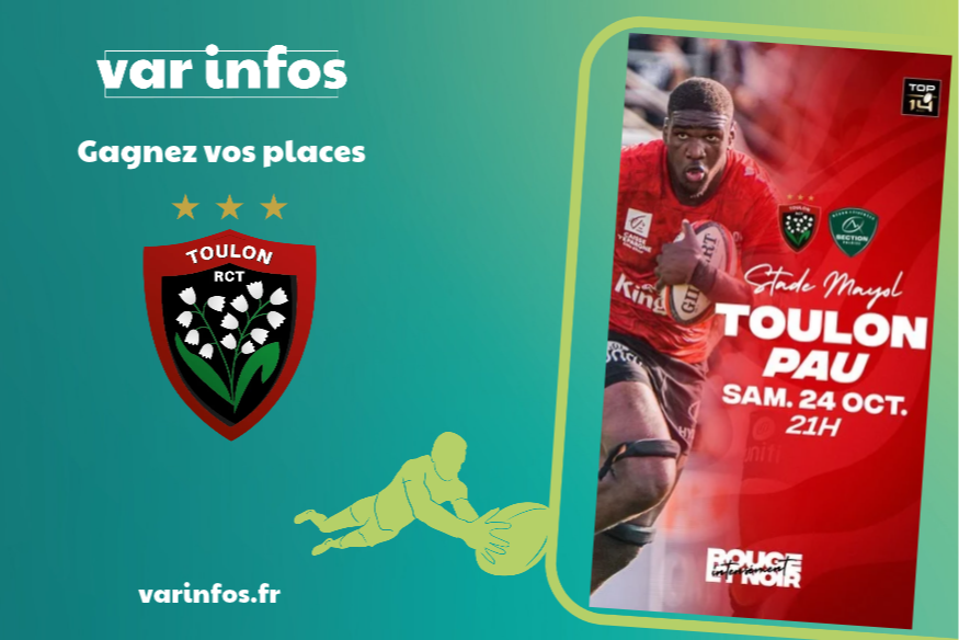 Gagnez vos places pour le prochain match à domicile du RCT !